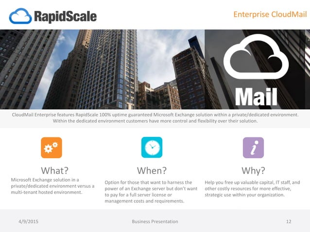 RapidScale Company Presentation | PPT