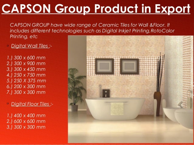 Wall Tiles by Capson Tiles Private Limited, Morvi Wall Tiles by Capson Tiles Private Limited, Morvi