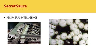 SecretSauce
• PERIPHERAL INTELLIGENCE
 