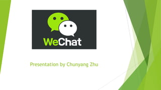 Presentation by Chunyang Zhu
 