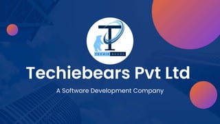 A Software Development Company
Techiebears Pvt Ltd
 