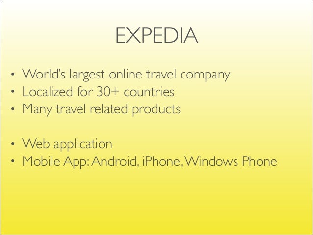 Expedia company presentation