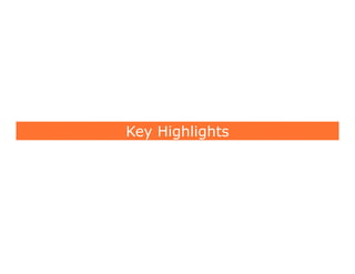 Key Highlights
 