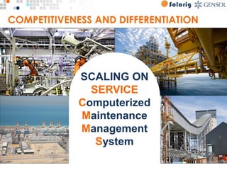 CUSTOMIZED REPORTS
Ø Production Report
Ø Guarantee Report 
Ø Alarms, Incidences and Interventions Report
Ø Spare parts Inventory Report
Ø Warranty Claim record and activities
Ø Procurement history and pricing
Ø Service Level Completion
Ø Workforce and subcontractors details 
YOU CAN
BECOME THE
BEST ASSET
TAILORED
REPORTS
 