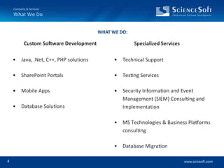 One-stop IT vendorWHO WE ARE:High quality deliverables