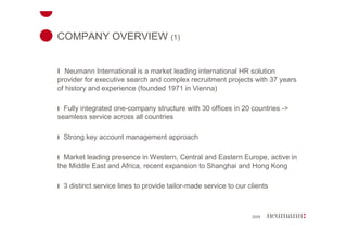 Company Presentation En 2009