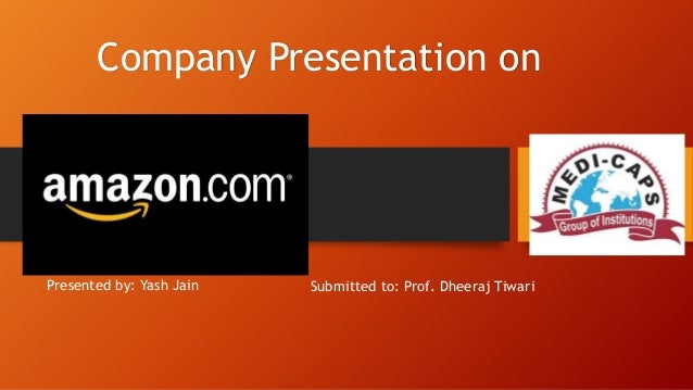 company presentation on amazon com presentation company