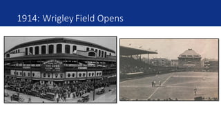 1914:	Wrigley	Field	Opens
 