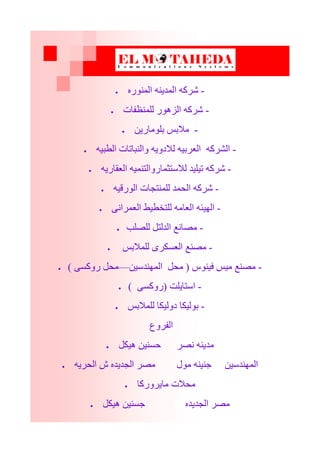  -ٓ‫اىَْ٘ر‬ ْٔٝ‫اىَذ‬ ٔ‫غرم‬
 -‫ىيَْظفبد‬ ‫اىسٕ٘ر‬ ٔ‫غرم‬
 -ِٝ‫ثيٍ٘بر‬ ‫ٍالثص‬
 -ٔٞ‫اىطج‬ ‫ٗاىْجبربد‬ ٔٝٗ‫ىالد‬ ٔٞ‫اىؼرث‬ ٔ‫اىػرم‬
 -ٔٝ‫اىؼقبر‬ َْٔٞ‫ىالضزثَبرٗاىز‬ ‫رٞيٞذ‬ ٔ‫غرم‬
 -ٔٞ‫اى٘رق‬ ‫ىيَْزجبد‬ ‫اىحَذ‬ ٔ‫غرم‬
 -ّٚ‫اىؼَرا‬ ‫ىيزخطٞط‬ ٍٔ‫اىؼب‬ ٔ‫اىٖٞئ‬
 -‫ىيصيت‬ ‫اىذىزو‬ ‫ٍصبّغ‬
 -‫ىيَالثص‬ ٙ‫اىؼطنر‬ ‫ٍصْغ‬
 -‫فْٞ٘ش‬ ‫ٍٞص‬ ‫ٍصْغ‬(ِٞ‫اىَْٖذض‬ ‫ٍحو‬—ٚ‫رٗمط‬ ‫ٍحو‬)
 -‫اضزبٝيذ‬(ٚ‫رٗمط‬)
 -‫ىيَالثص‬ ‫دٗىٞنب‬ ‫ث٘ىٞنب‬
‫اىفرٗع‬
 ‫ٕٞنو‬ ِْٞ‫حط‬ ‫ّصر‬ ْٔٝ‫ٍذ‬
 ٔٝ‫اىحر‬ ‫ظ‬ ٓ‫اىجذٝذ‬ ‫ٍصر‬ ‫ٍ٘ه‬ ْْٔٞ‫ج‬ ِٞ‫اىَْٖذض‬
 ‫ٍبٝرٗرمب‬ ‫ٍحالد‬
 ‫ٕٞنو‬ ِْٞ‫جط‬ ٓ‫اىجذٝذ‬ ‫ٍصر‬
 