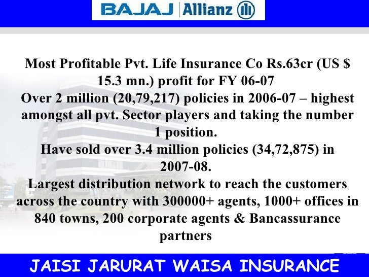 Bajaj Allianz Life Insurance Latest News  Videos Photos 