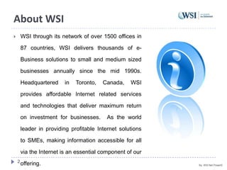 WSI Net Power Company Profile | PPTX