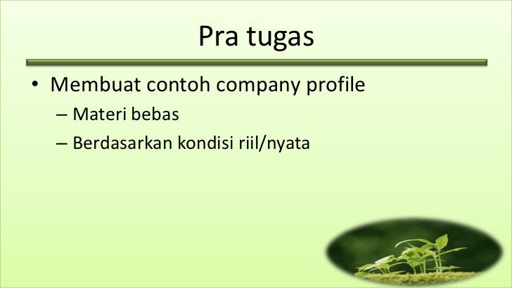 Company profile