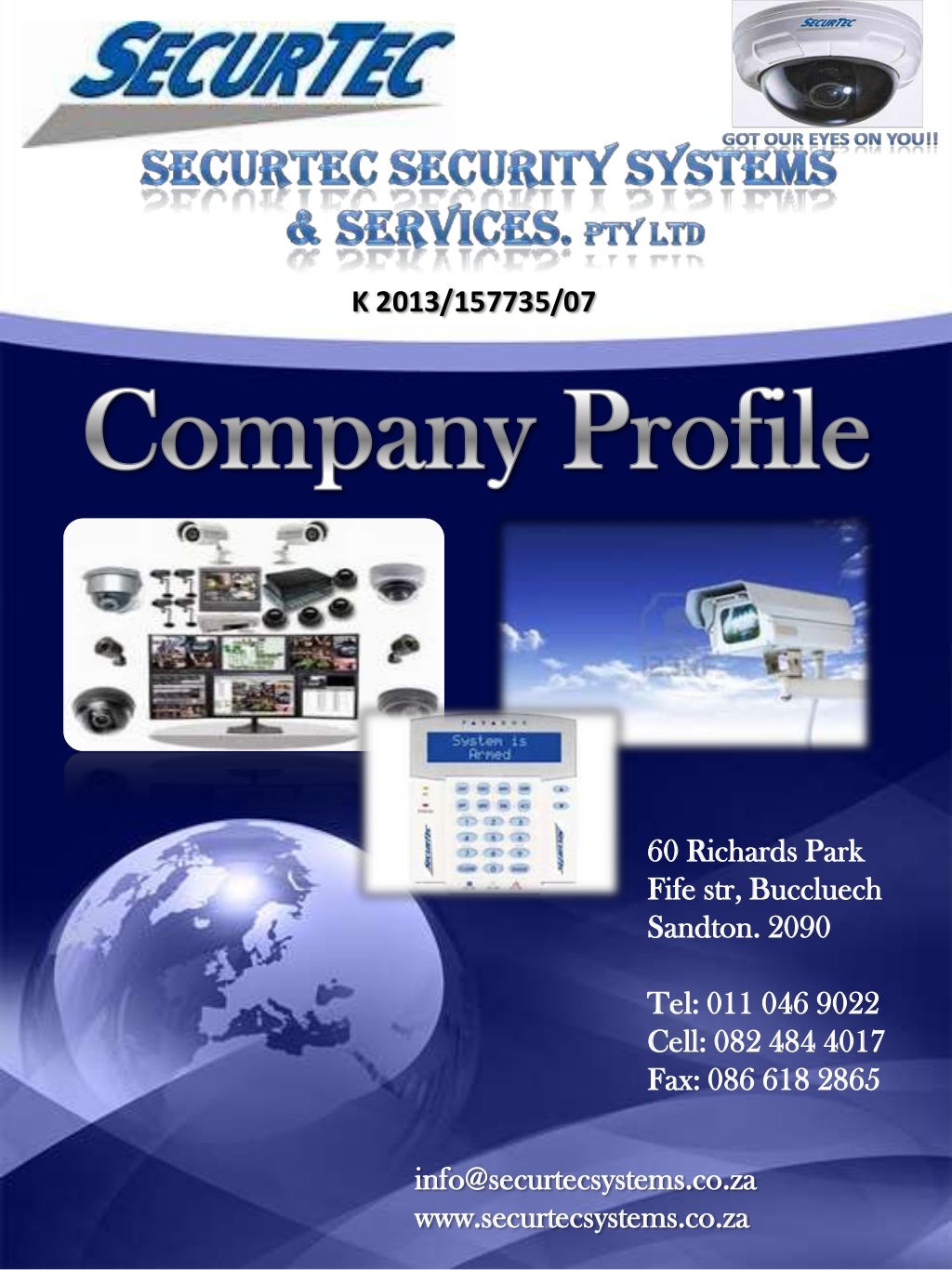 presentation of security company