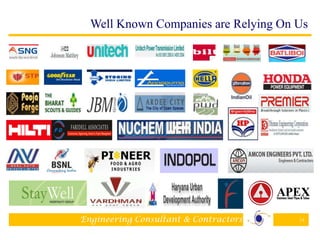 Engineering Consultant & Contractors 34
Well Known Companies are Relying On Us
 