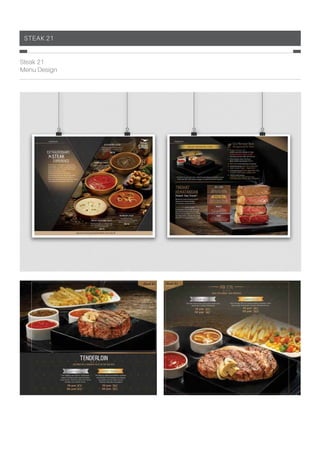 steak 21
Steak 21
Menu Design
 