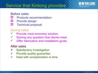 Company profile-KINLONG Hardware | PPT