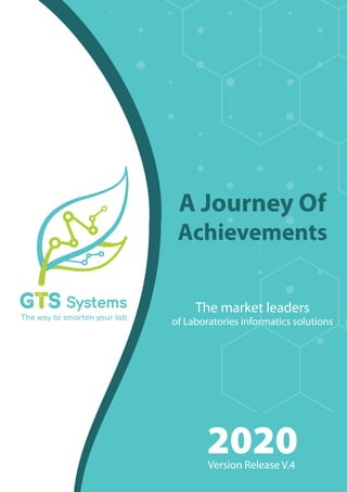 Systems
The way to smarten your lab
Version Release V.4
A Journey Of
Achievements
The market leaders
of Laboratories informatics solutions
 