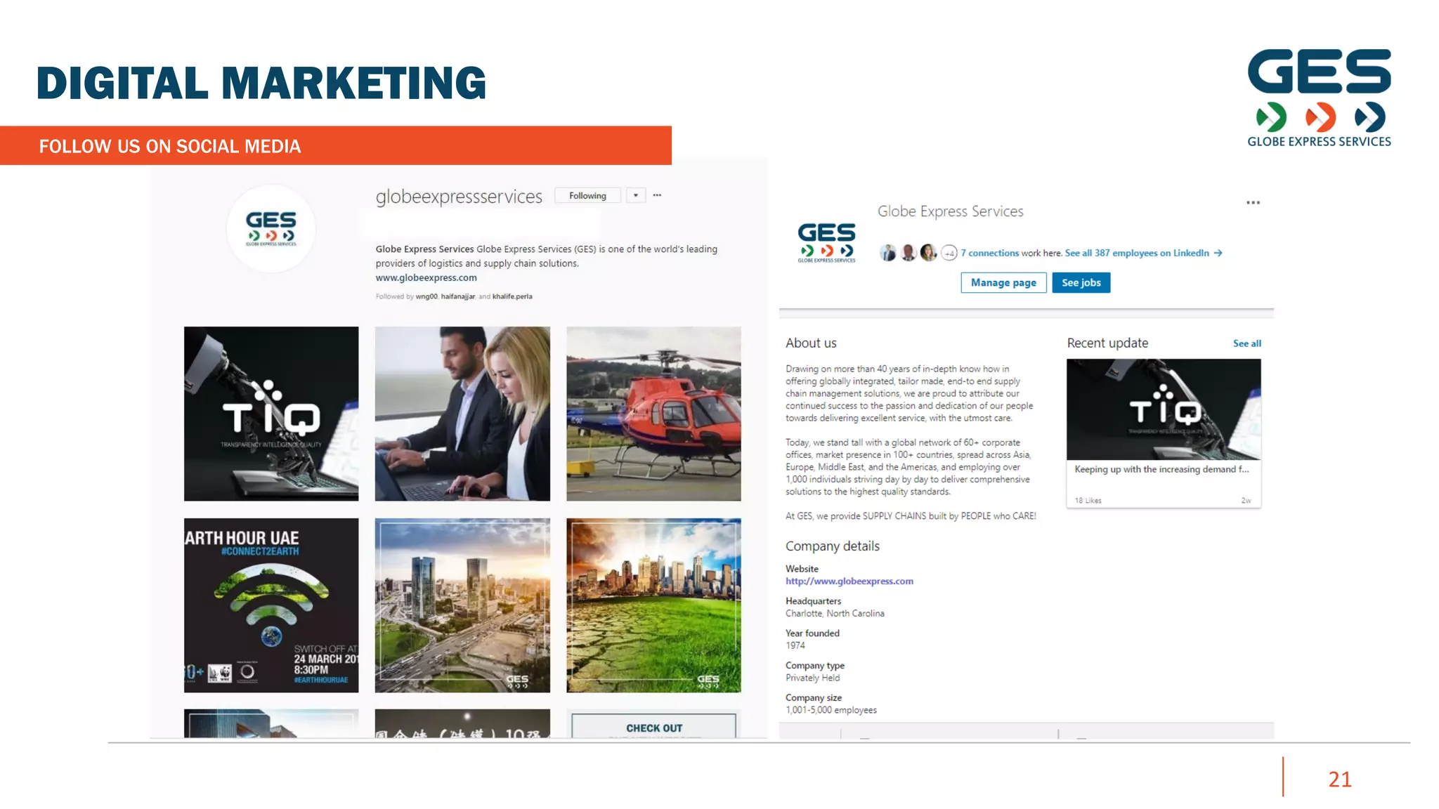 21
DIGITAL MARKETING
FOLLOW US ON SOCIAL MEDIA
 