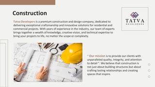 Company Profile - Tatva & Homedecorators | PDF