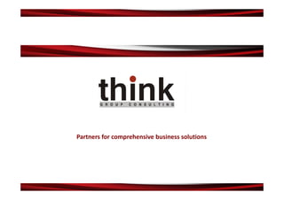 Partners for comprehensive business solutions
 