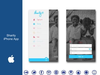 Sharity
iPhone App
 