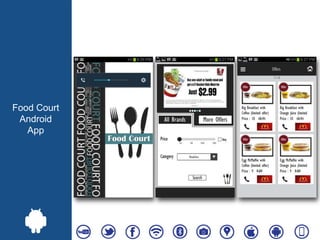 Food Court
Android
App
 