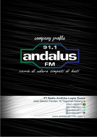 Company profile PT RADIO ANDIKA LUGAS SWARA