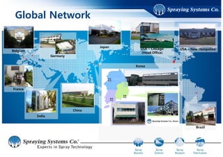 Global Network
USA – Chicago
(Head Office)
Japan
China
Germany
Brazil
Belgium
France
USA – New Hampshire
India
Korea
 