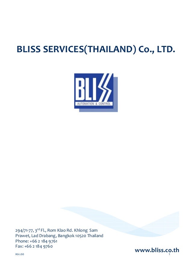 Bliss Services(Thailand) Co.,LTD.