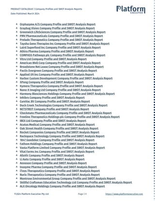 Company Profile and SWOT Analysis Product List.pdf
