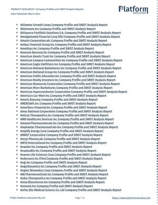Company Profile and SWOT Analysis Product List.pdf