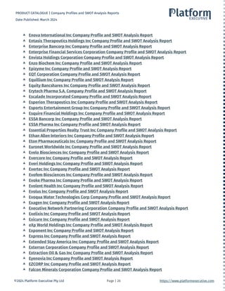Company Profile and SWOT Analysis Product List.pdf