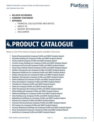 Company Profile and SWOT Analysis Product List.pdf