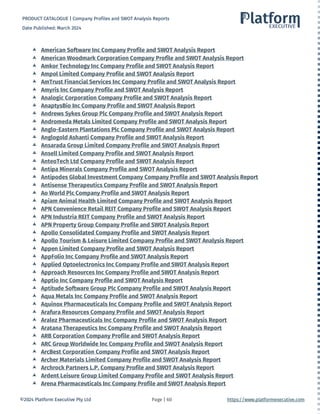 Company Profile and SWOT Analysis Product List.pdf