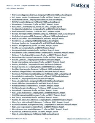 Company Profile and SWOT Analysis Product List.pdf