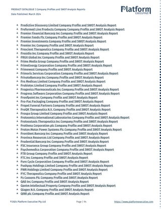 Company Profile and SWOT Analysis Product List.pdf