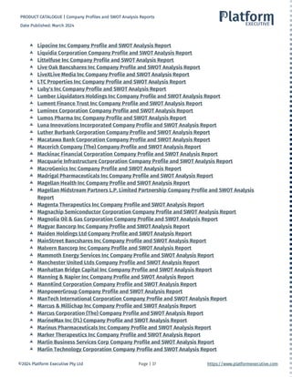 Company Profile & SWOT Analysis List.pdf