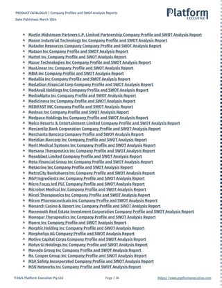 Company Profile & SWOT Analysis List.pdf