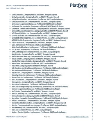 Company Profile & SWOT Analysis List.pdf