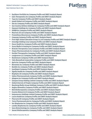 Company Profile & SWOT Analysis List.pdf