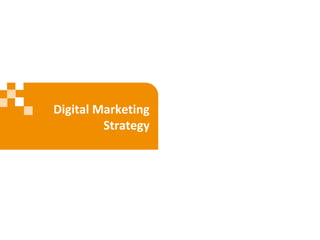 Digital Marketing
Strategy
 