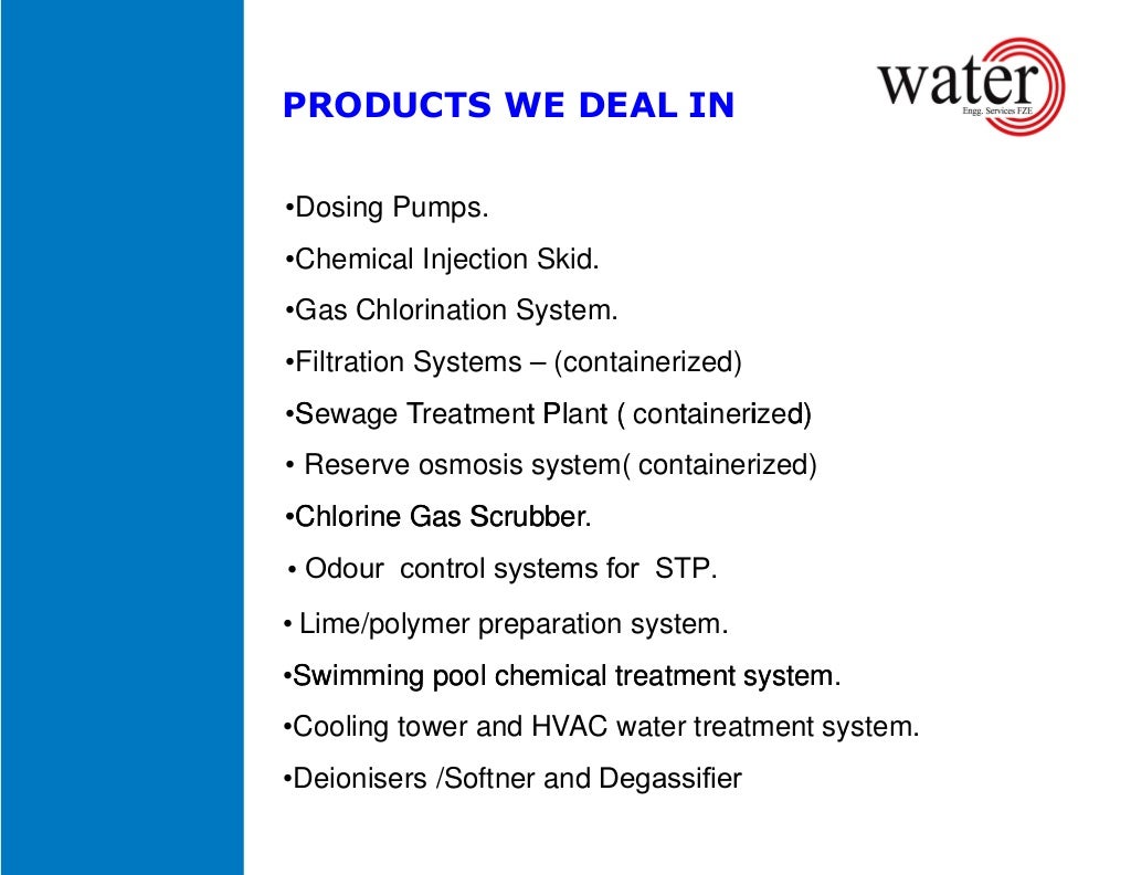 Company profile Water