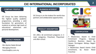 Cic Partners Profiles of Leading Malaysian SMEs in Food, Beverage, and Wellness ...