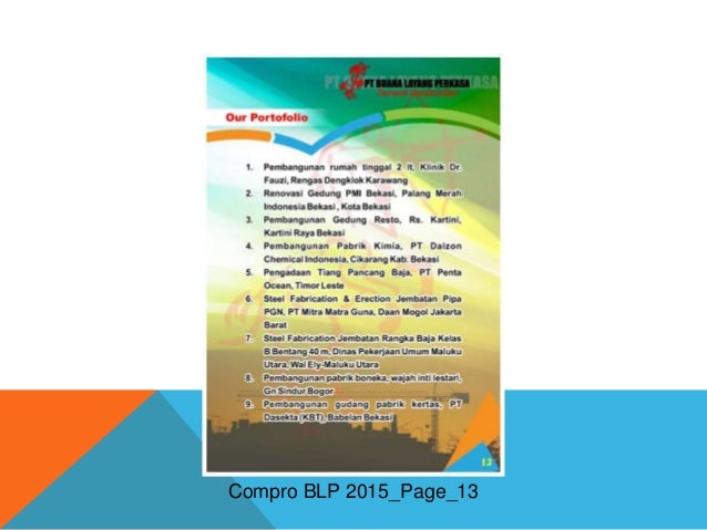 Company profile general construction buana layang perkasa 