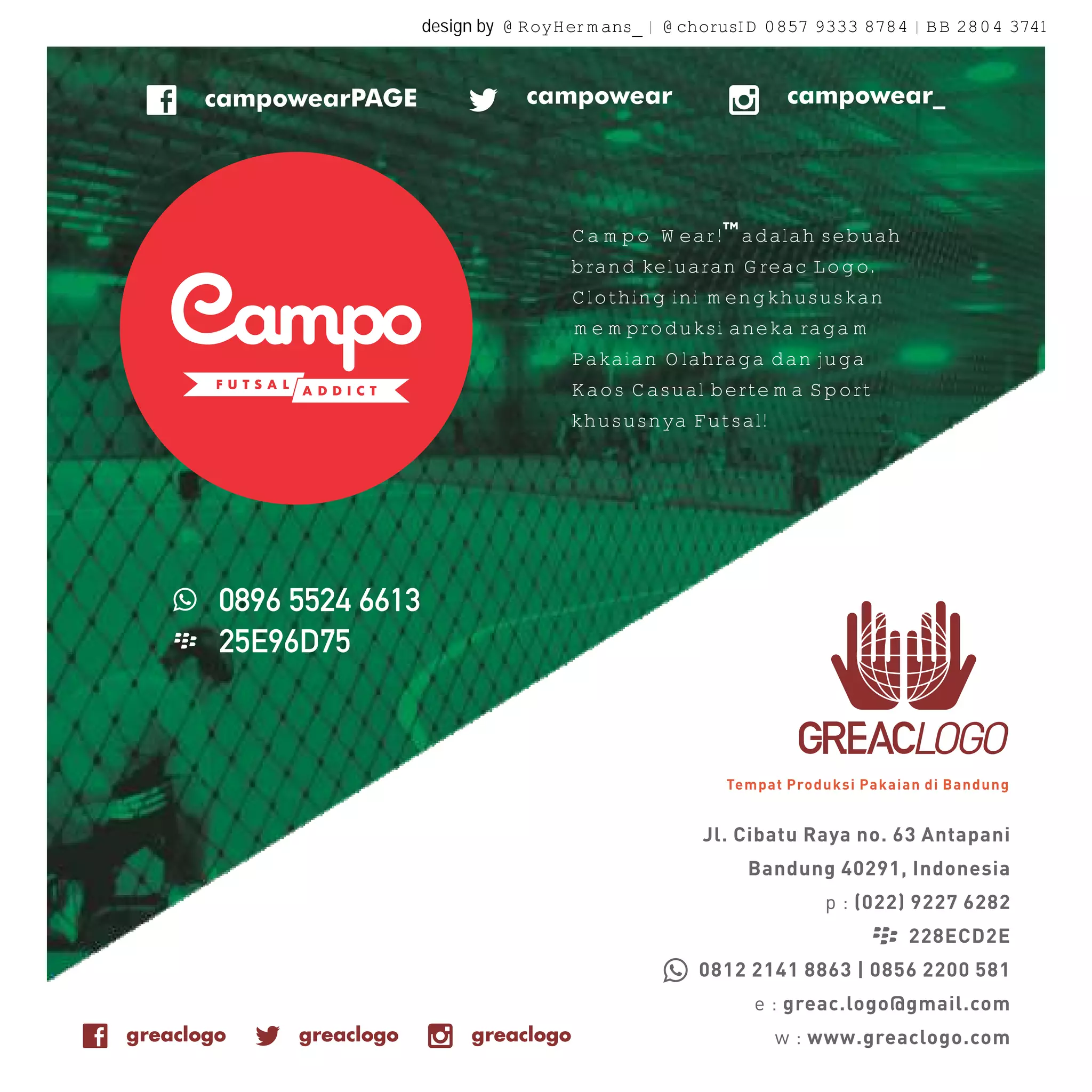 Company profile greaclogo.com ( Konveksi Bandung ) | PDF