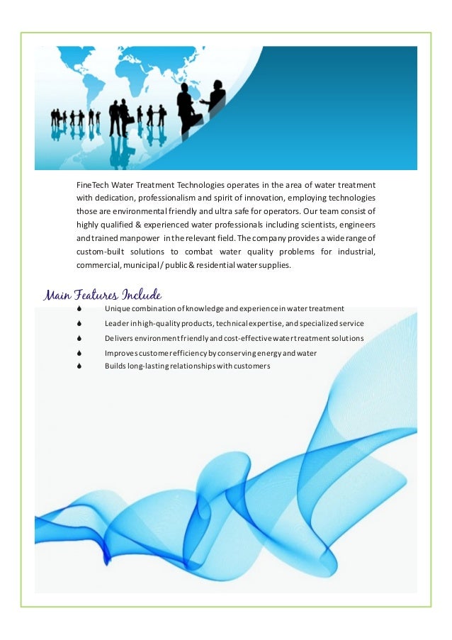 Water Treatment Profile [2014 Edition]