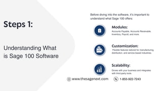How to Use Sage 100 Software: A Beginner’s Step-by-Step Guide | PDF