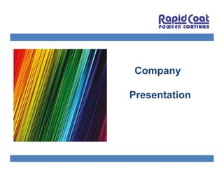 Company
Presentation
 