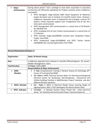 Company profile sophic designs | PDF