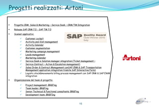 La Missione  BR&Fing è un player focalizzato e profondamente specializzato nei settori: SAP CRM
